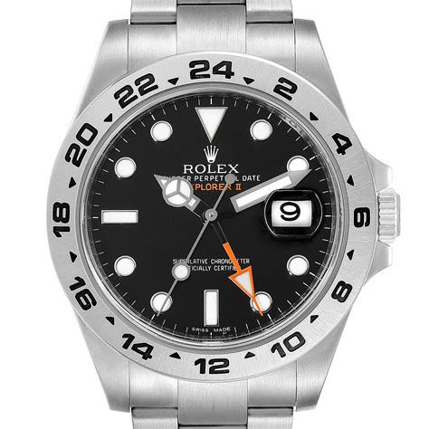 rolex men watch orange|rolex explorer 2 42mm.